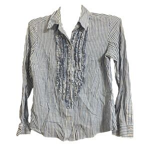 New York & Company Striped Blouse